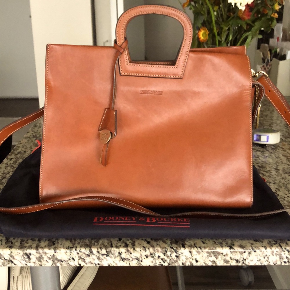 Tan Leather Dooney & Bourke Handbag & Wallet